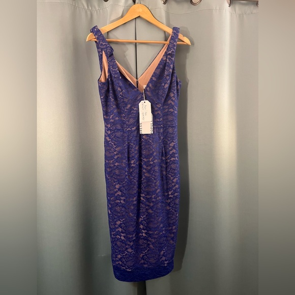 Mary Dress in Electric Blue from Dress The Population Size Large - Picture 7 of 7